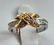 Diamond Ring Platinum & 18Kt