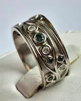 Gold Diamond Ring 14Kt