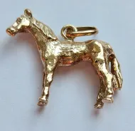 Gold Horse Pendant