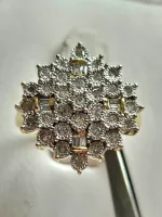 Gold Diamond Ring 14Kt