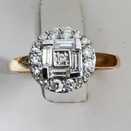 Gold Diamond Ring 18Kt