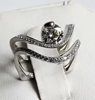 Gold Wedding Rings Set 18Kt