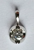 Gold Diamond Pendant 14Kt